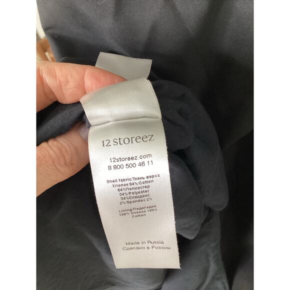 12 Storeez Black Sleeveless Strappy Open Back Cinched Waist Midi Sheath Dress XS - Picture 8 of 8